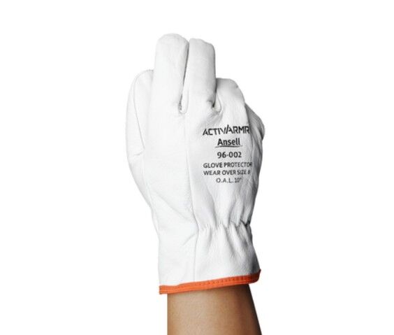 Ansell ActivArmr 96-002 Low Voltage Goatskin Leather Gloves Protectors